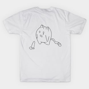 The cat dropped the ice cream T-Shirt